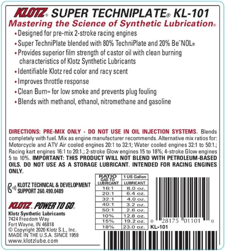 Klotz Super Techniplate, KL-101 (1 Gallon)