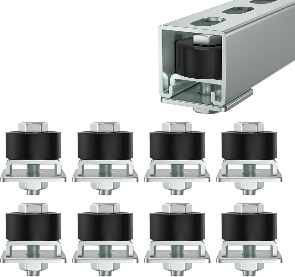 SKTREX Trolley Roller Wheels Limit Trolley Assembly Positioning (Pack of 8)
