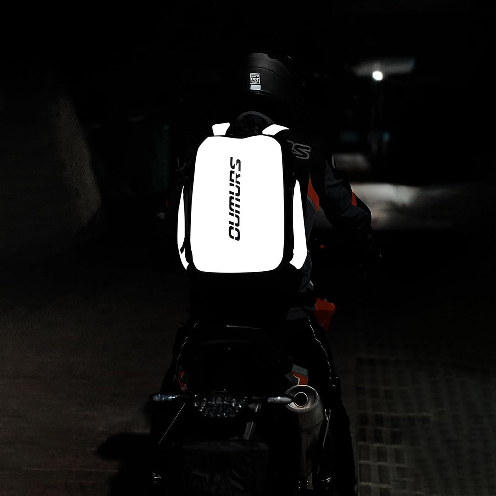 Oumurs Reflective Backpack 1800D Water-resistant Oxford Cloth Backpack Laptop...
