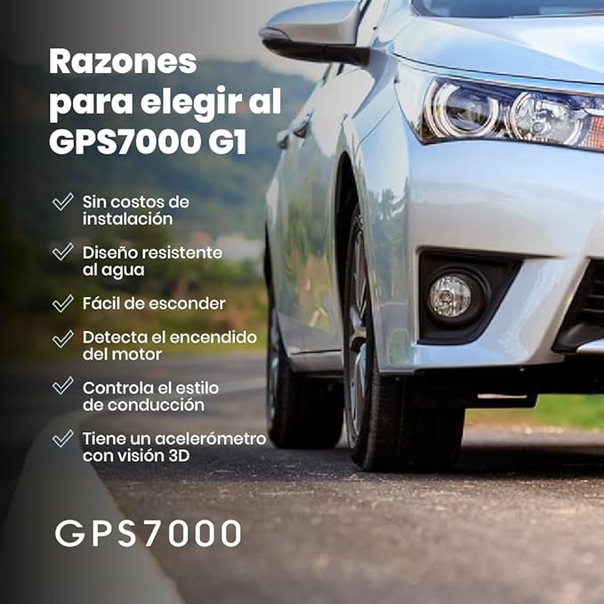 GPS7000-4G Hidden GPS Tracker for Vehicles | 90 Days of Service Included | Self