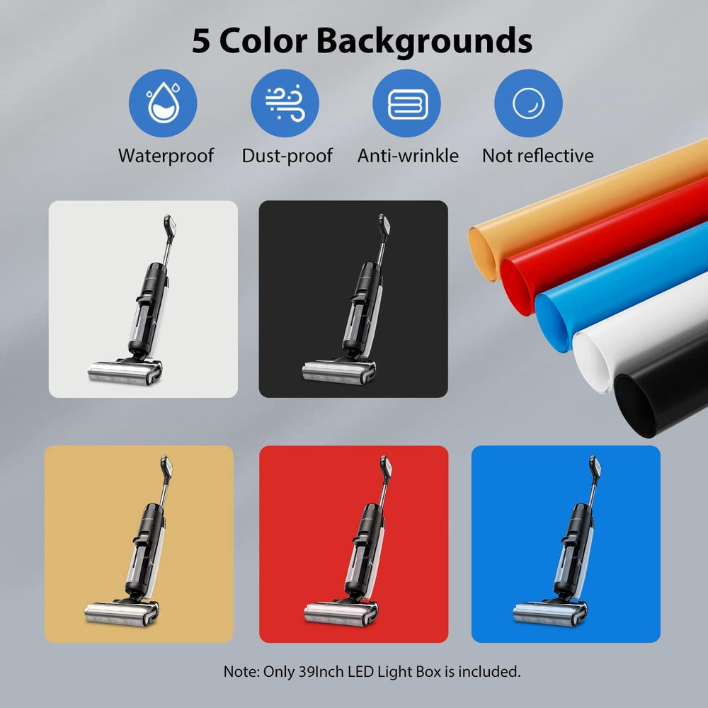 Photo Studio Light Box,39x39 Inch/100x100cm 210 LED Professional Photo Backgr...