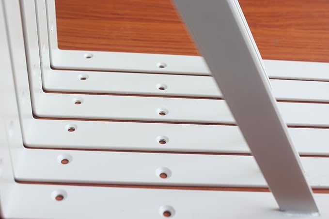 12 Pack L14 x H 10" White Heavy Duty Shelf Brackets