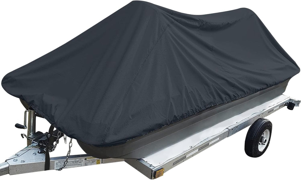 Pond Boat Cover for 8-10 ft Pond Prowler,Pelican Bass Raider,Black