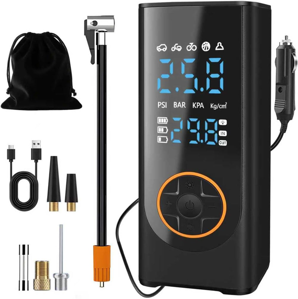 Eleanora Cordless Tyre Inflator Air Compressor 6000 mAh 150PSI 12V DC