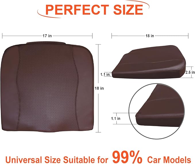 Car Seat Cushion, Comfort Memory Foam Car Cushions