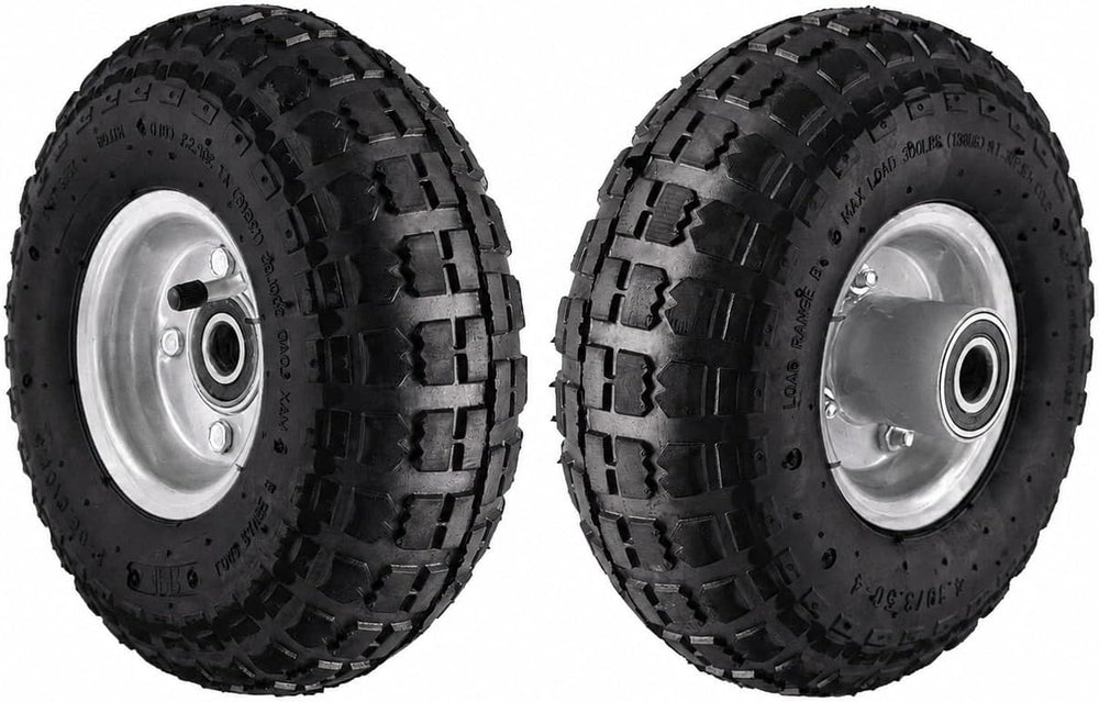 4.10/3.50-4 Sulky Replacement Tire with 5/8 & 3/4 Axle, 2.25"-5.00&q...