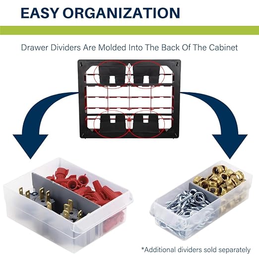 Akro-Mils 44-Drawer Plastic Drawer Storage Cabinet (Pack of 2)