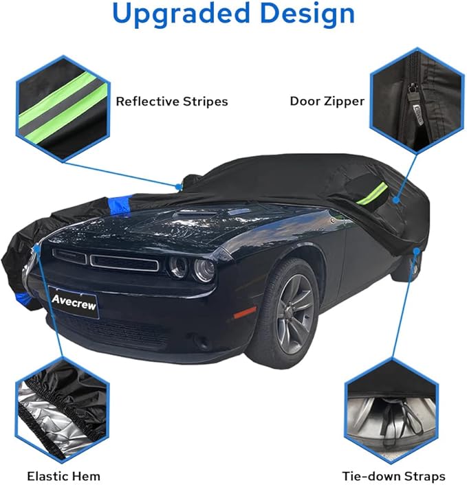 Avecrew Dodge Challenger Car Cover Waterproof All Weather