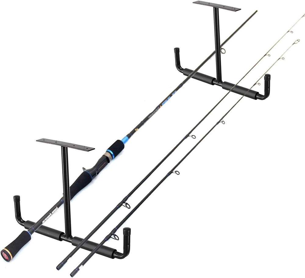 HOME RIGHT Overhead Garage Storage Hooks, Heavy Duty Double Ceiling Rack, 16....