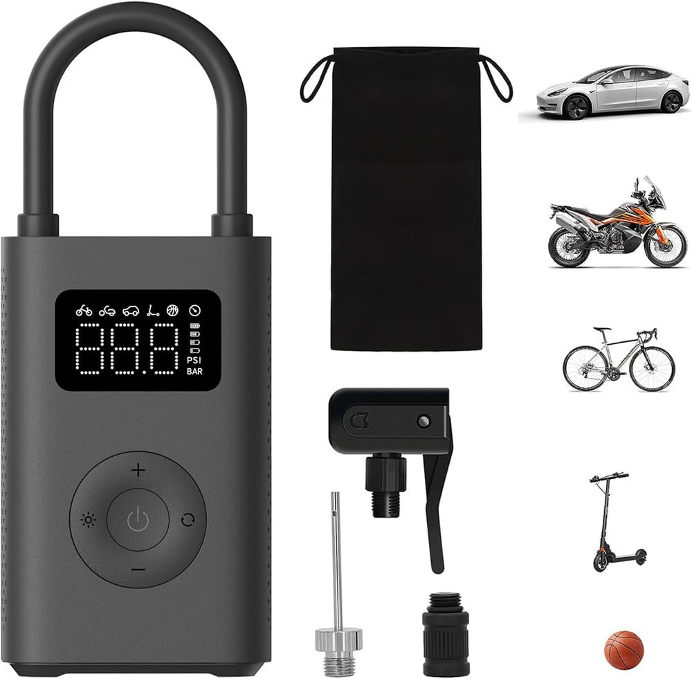 Xiaomi Portable Electric Air Compressor, 150 PSI Tire Inflator for Car, Scoot...
