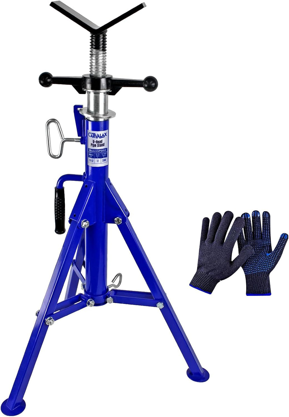 CARVALAX V-Head Pipe Jack Stands, Adjustable Pipe Stand for Welding | 28"...