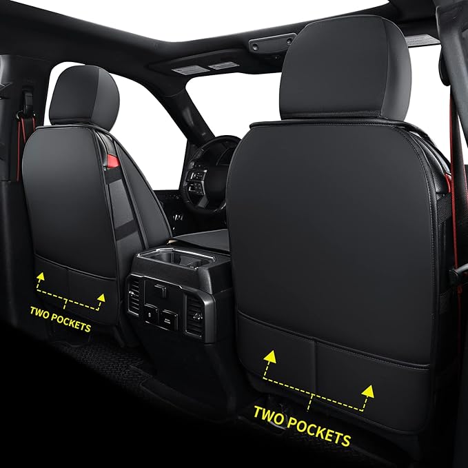 LUCKYMAN CLUB F150 Faux Leather Seat Covers Fit