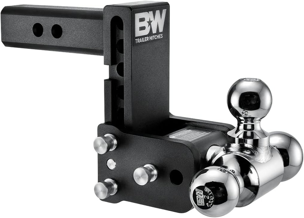 B&W Trailer Hitches Tow & Stow Adjustable Trailer Hitch Ball Mount - ...