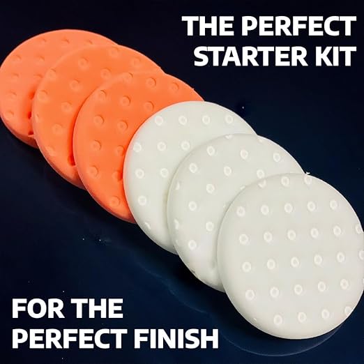 Smart Foam Pads Dual Action 5.5 inch Cut and Polish Combo | Perform 2-Step