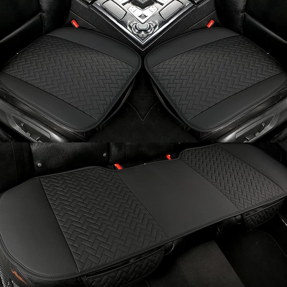 West Llama Full Set Car Seat Covers for Front and Rear Bottom Seats Only, Lux...