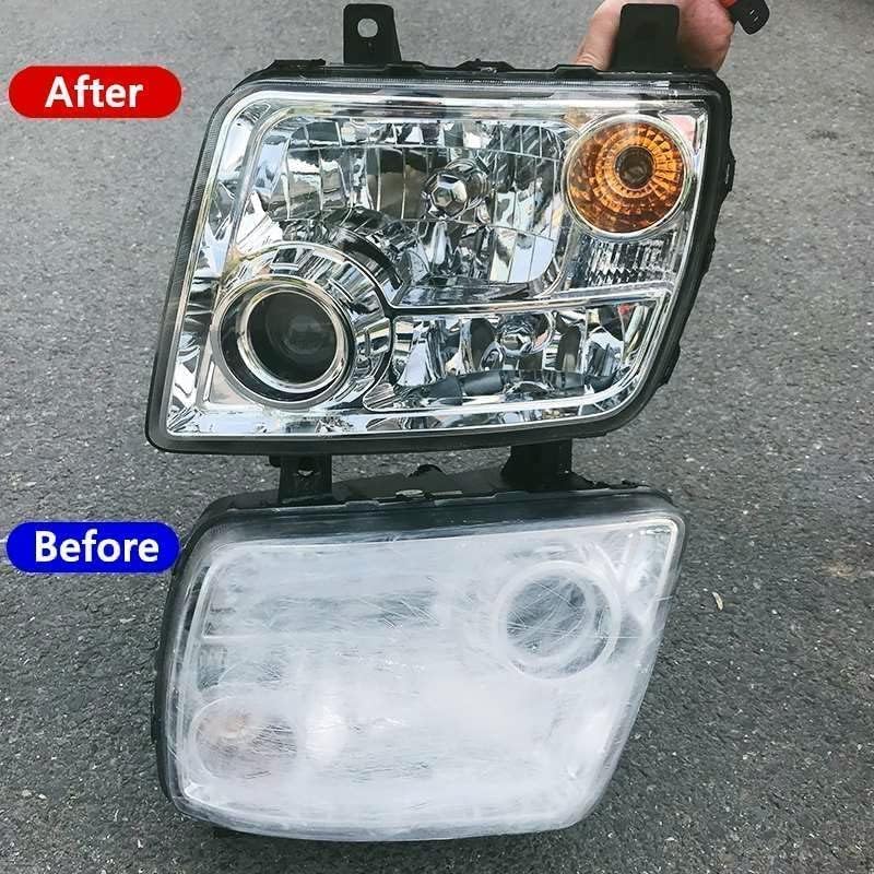 800g Headlight Restoration Kit,Car Headlight Glass Scratch Renovation Tool,Au...