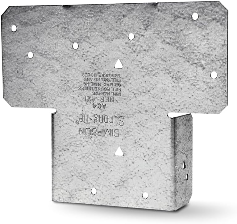 Simpson Strong-Tie AC4 AC Galvanized Adjustable Post Cap for 4X (Pack of 20)