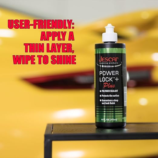 Jescar Power Lock Plus Polymer Sealant - 16oz - Durable High-Gloss Paint Sealant