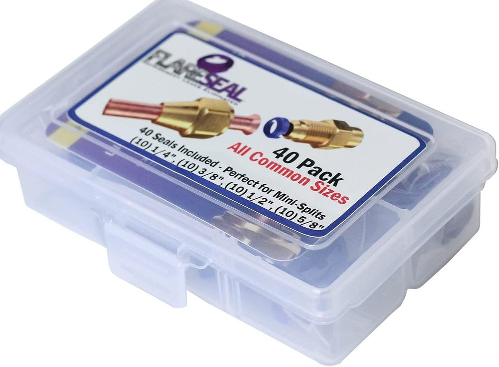 40 Pack Starter Leak Free SAE Flare Fitting Refrigerant Leaks Eliminated - Re...