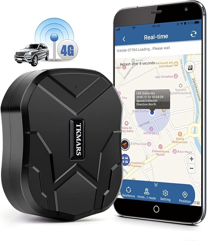 GPS Tracker for Vehicles 4G TK905B 10000mAh Long Battery Life, Car GPS Tracking