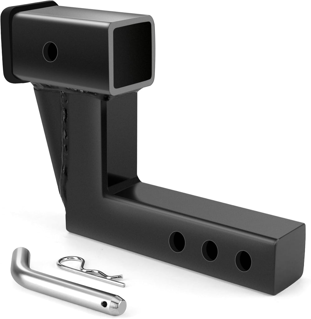 2 Inch Trailer Hitch Receiver Extension with 6 inch Rise/Drop Compatible with...