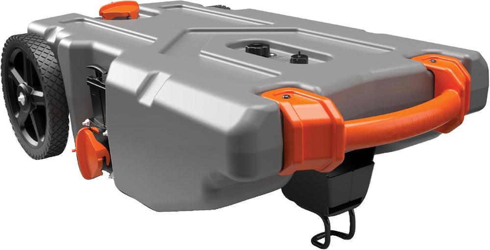 Camco Rhino 28-Gallon Camper/RV Tote Tank - Features Large Heavy-Duty No-Flat...