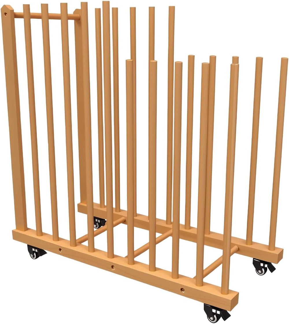 Art Storage Rack, Wood Art Drying Storage Stand