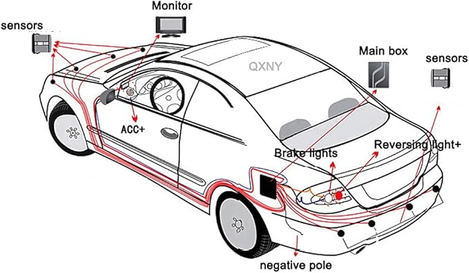 Backup Parktronic System Car Auto Vehicle Reverse