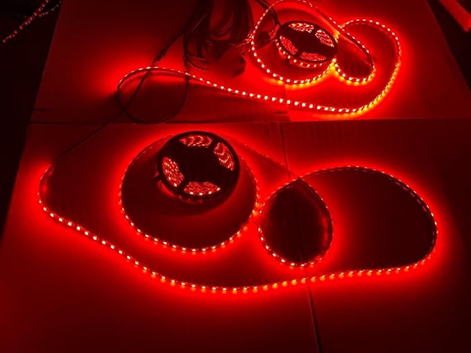 Black Out Full Tinted Smoked LEDs x4PCS 4FT 48" 1.2Meters RGB Dream Colo...
