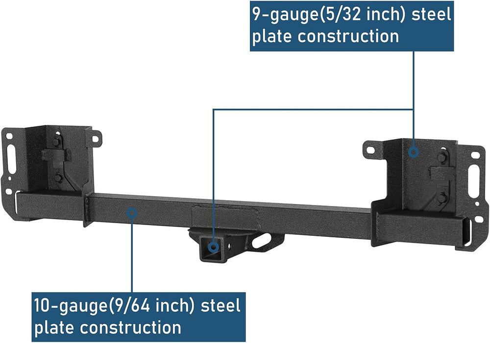 u-Box F150 Class 3 Trailer Hitch, 2-Inch Square Receiver Opening Trailer Tube...