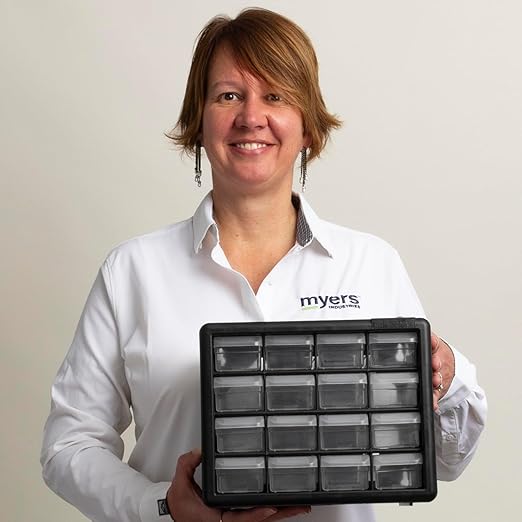 Akro-Mils 16-Drawer Plastic Drawer Storage Cabinet