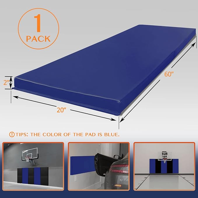 PROGOAL 2"/4" Thick Foam Protection Wall Pad,Gym Basketball-Court