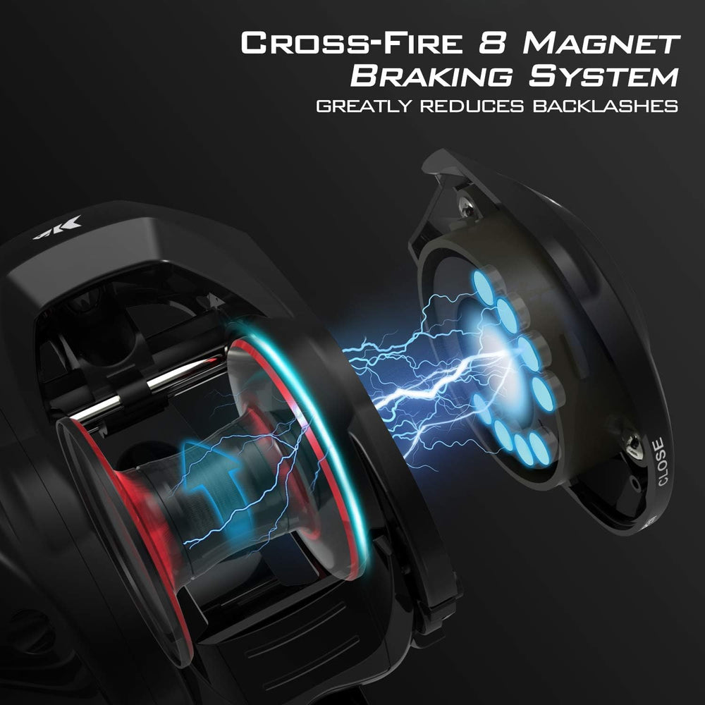 KastKing Royale Legend II Baitcasting Reels, Available in 5.4:1 and 7.2:1