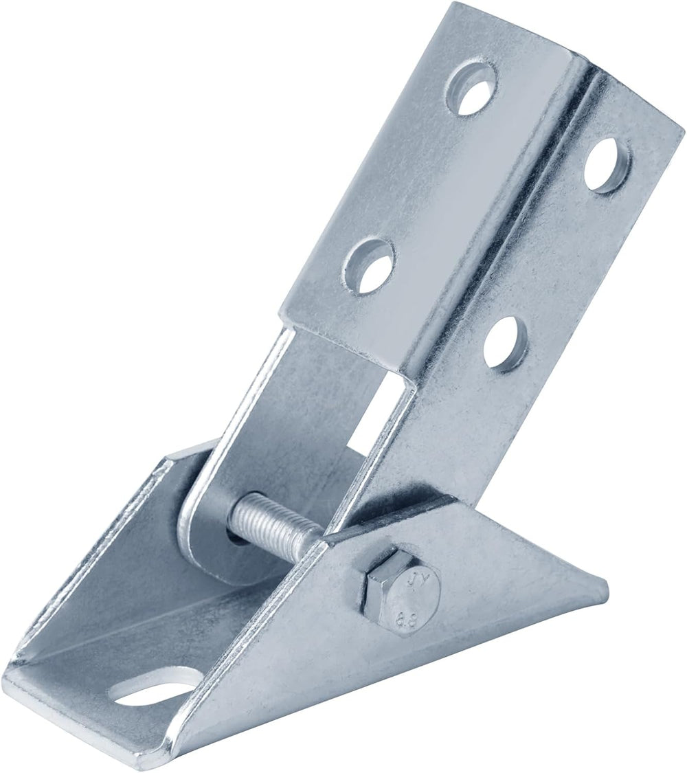 heneng 4 Pack Adjustable Angle Bracket for 1-5/8" Strut Channel,3/16&quo...