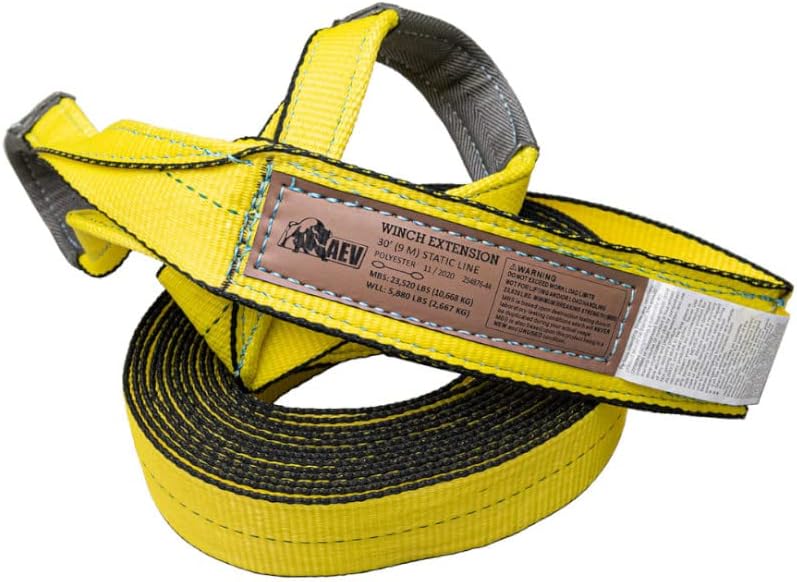 AEV Mid-Size Trail Recovery Kit for Off-Road Vehicles Includes Snatch Block +...