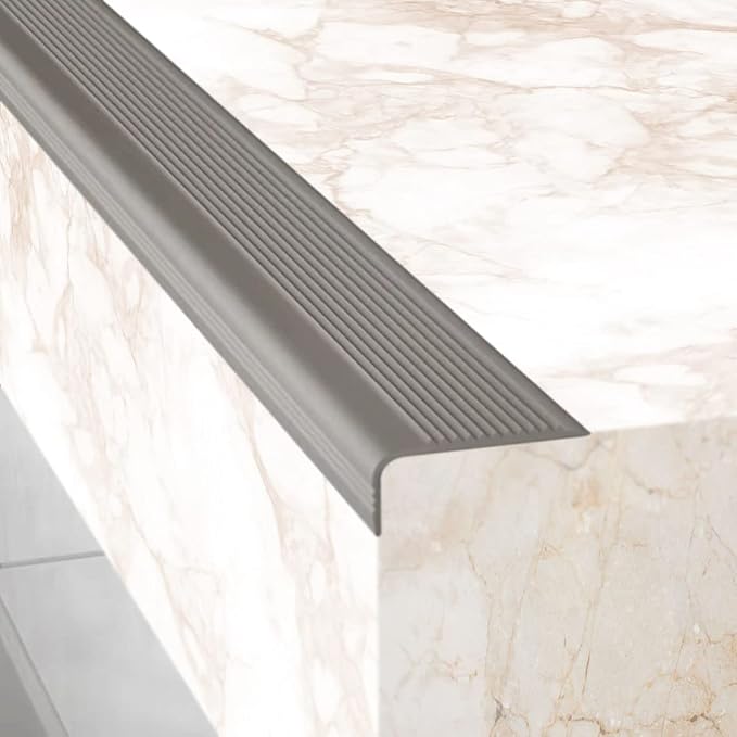 Rubber Bond Stair Edge Protector 36x2x1 inch Anti-Slip Stair Corner Trim Rubb...