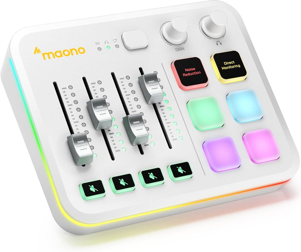 MAONO G3 Gaming Audio Mixer with Map Any Audio Sources for PC Streaming
