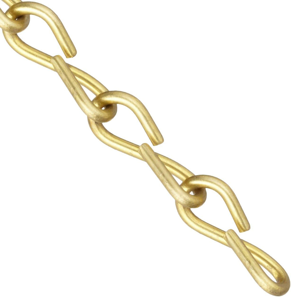 Brady 23308 50 Feet Brass 16 Jack Chain