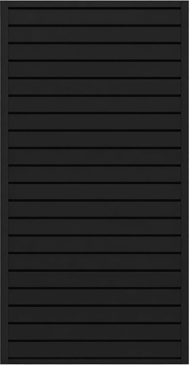 Heavy Duty 8'H x 4'W PVC Garage SlatWall Storage System (with Endcaps...