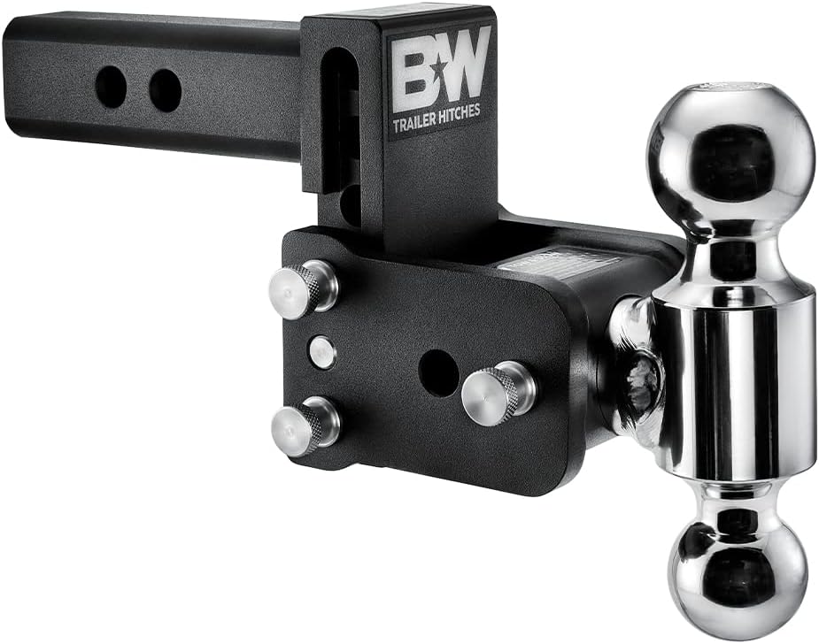 B&W Trailer Hitches Tow & Stow Adjustable Trailer Hitch Ball Mount - ...