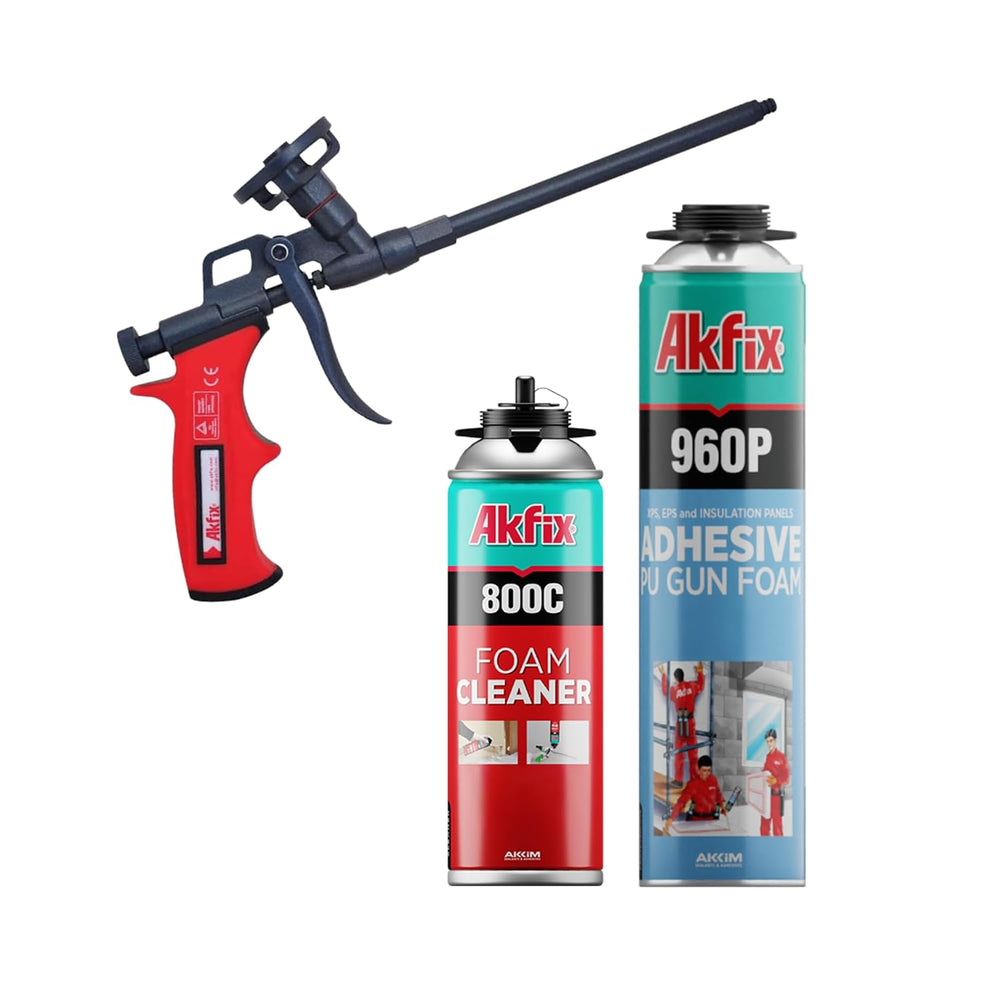 Akfix 960P Foam Board Adhesive with Strong Bonding (1x24 Oz) | Construction A...