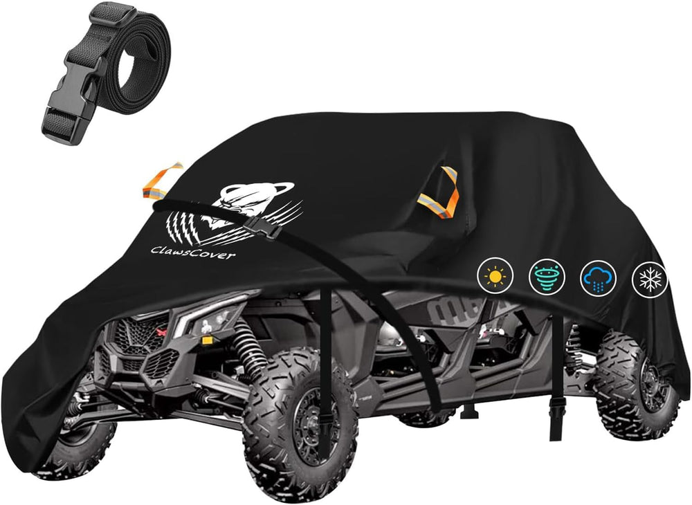 UTV Cover 4 Seater,Durable Oxford Cloth,Weatherproof Side by Side Cover | Wat...