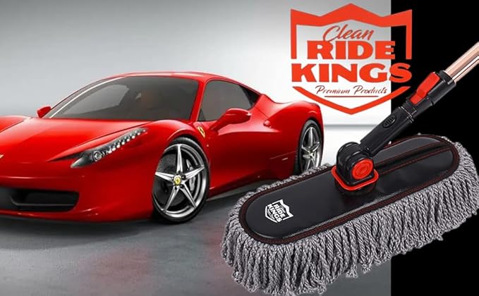 Car Duster Set, Car Duster Exterior Extendable Handle, Scratch Remover Large ...