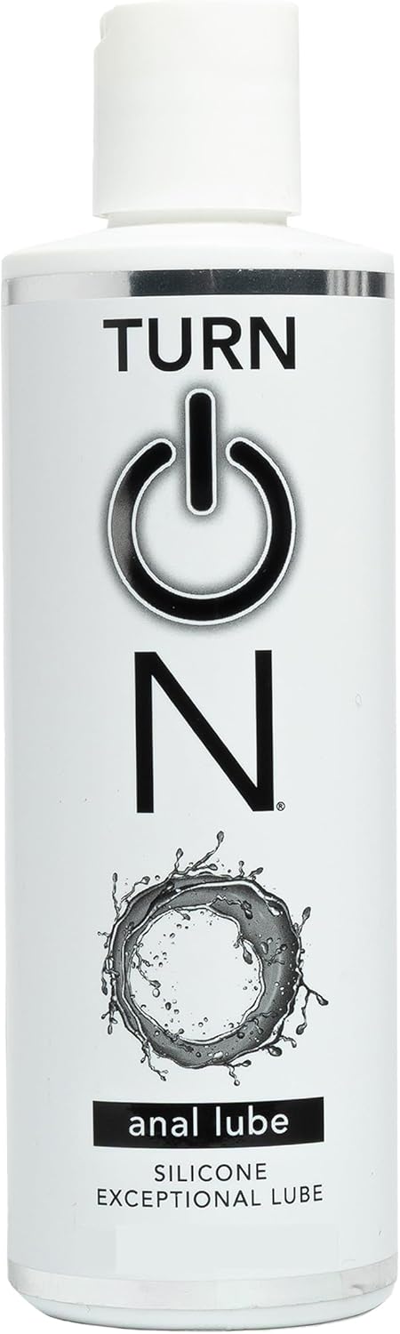 Turn On Silicone-Based Anal Lube, Super Slick, Condom Safe, 32 Fl Oz