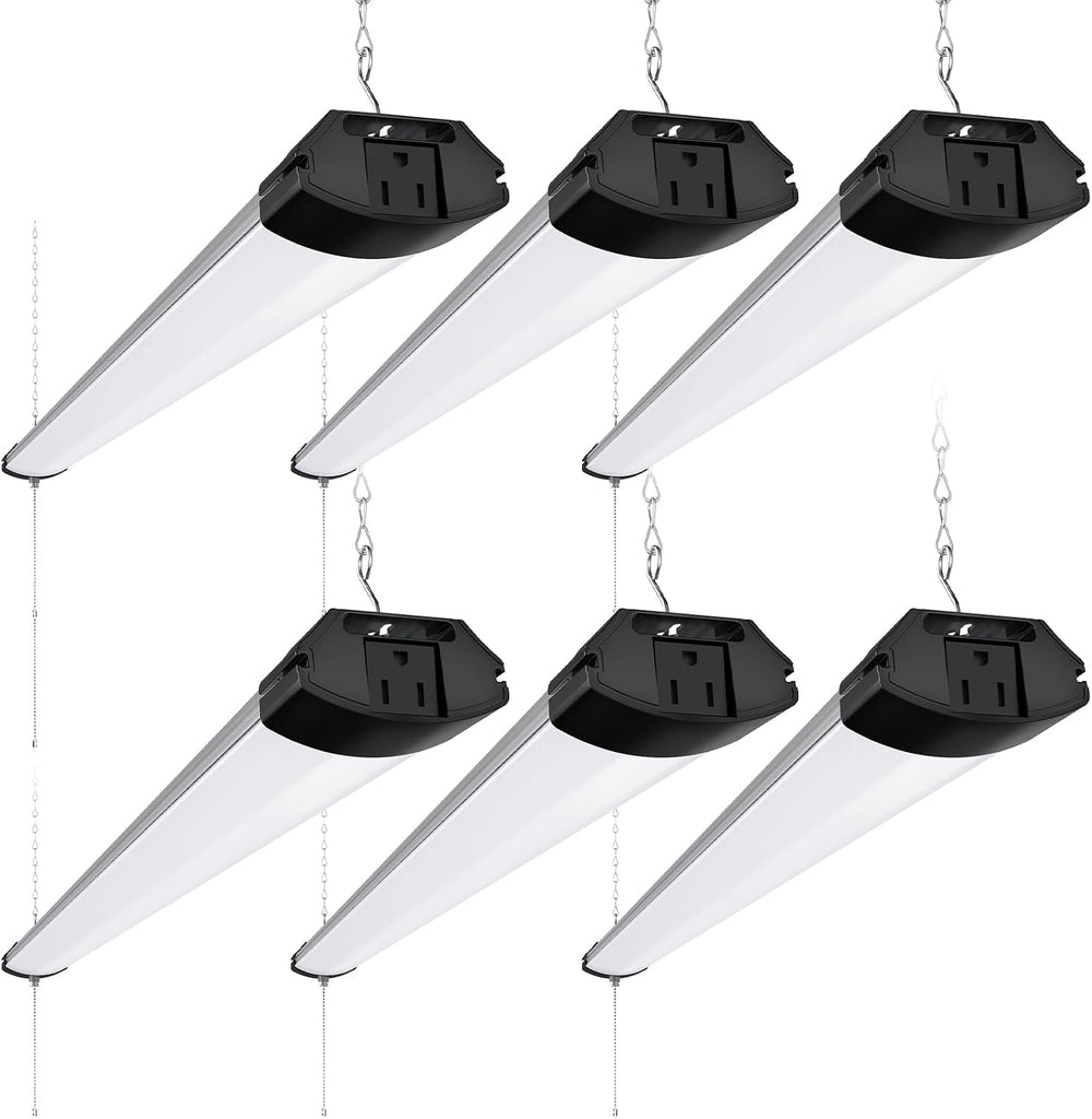 Barrina BS84 LED Shop Lights for Workshop 4FT, 6500K Utility Shop Lights (6 P...