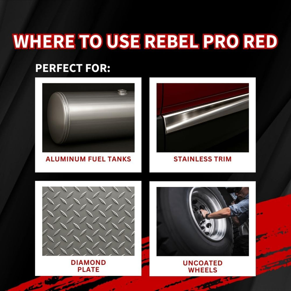 Renegade Products USA Pro Red Liquid Metal Polish - Heavy Cut Aluminum Metal ...