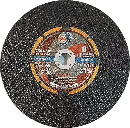 WA 10PACK - 9" x 5/64" x7/8" Cut Off Disc, Angle Grinder Chop ...