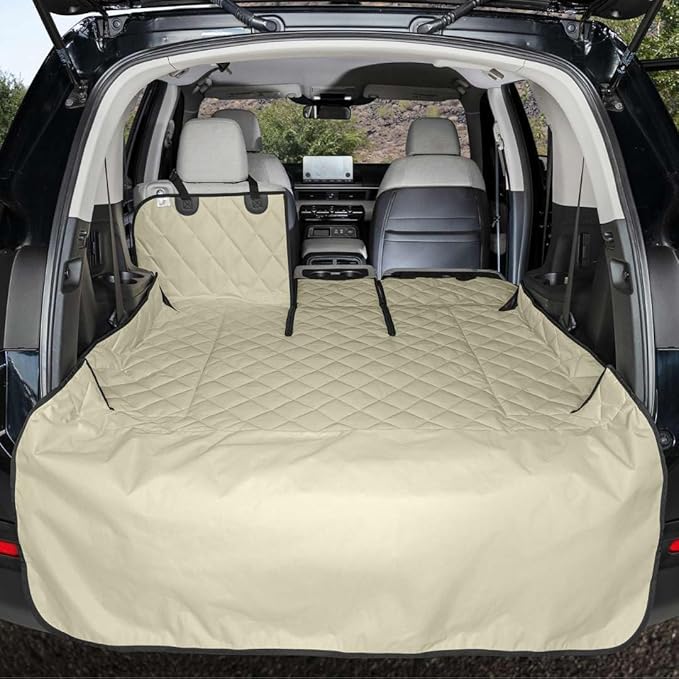 4Knines SUV Cargo Liner for Dogs, Trunk Mat for SUV, Durable Cargo Cover
