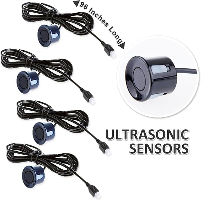 ZONETECH Car Reverse Backup Radar System (50 Pack)