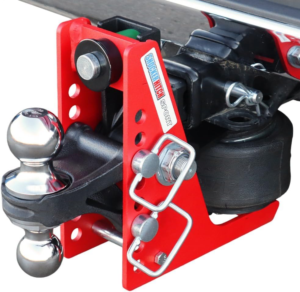 Shocker 8K Sport Air Receiver Hitch with Chrome Combo 2" & 2-5/16&qu...